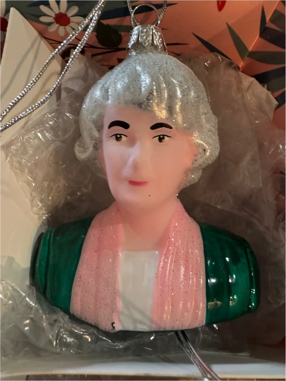 Golden Girls Blown Glass Ornaments